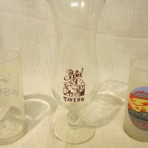 VTG SET OF 3 SOUVENIR BAR GLASSES, FALSTAFF BEER, OLD TIME TAVERN, DUTCH WONDERL - Picture 4 of 8